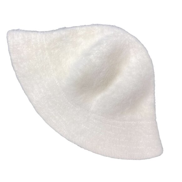 David & Young Accessories - David & Young Angora Blend Bucket Hat Cream Soft Fuzzy Pull On One Size Fits All